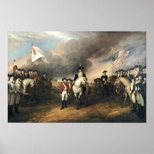 The Surrender of Lord Cornwallis Poster