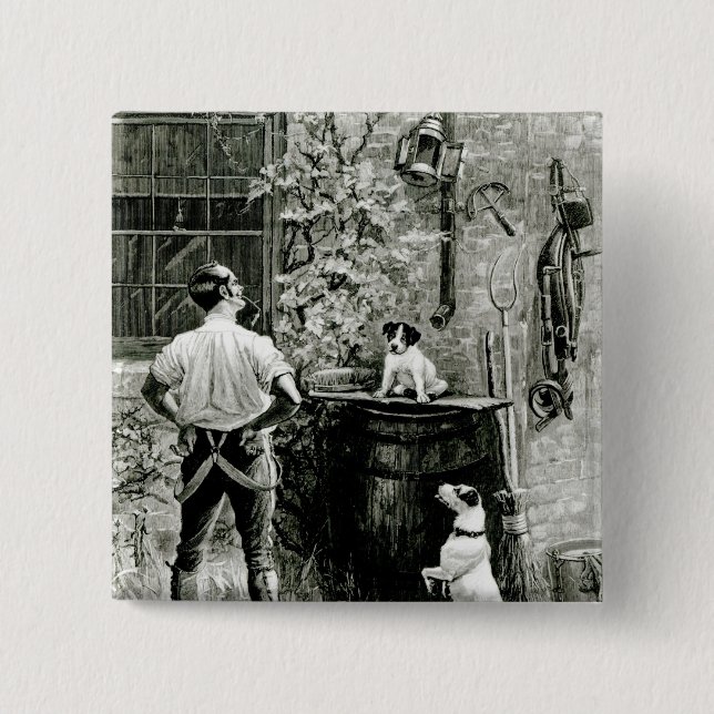 The Survival of the Fittest Button (Front)