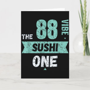 The Sushi One _ Matching Family Couple Friends – V Card