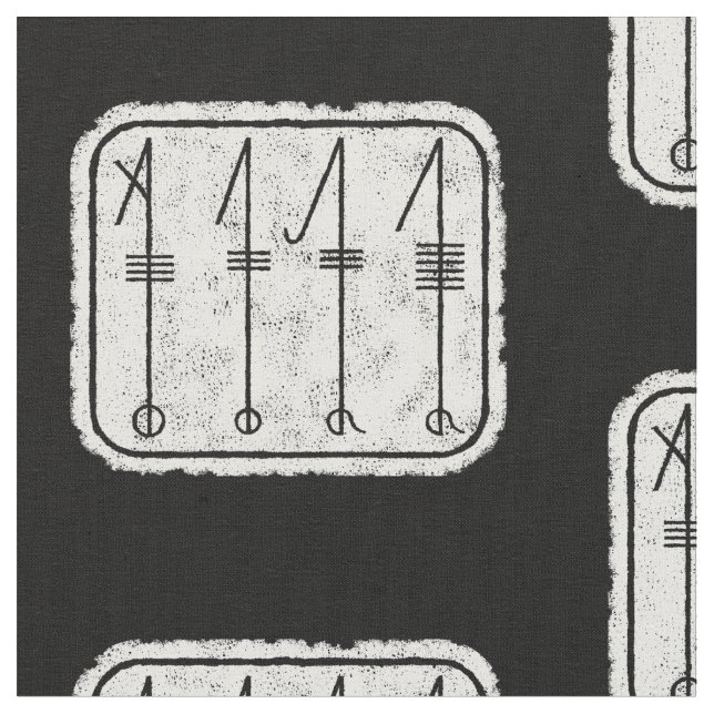 THE SVEFNTHORN Viking Symbol Fabric (Close Up)