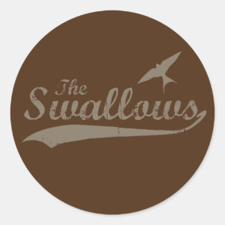 The Swallows Classic Round Sticker