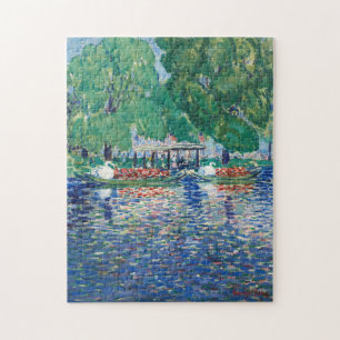 The Swan Boats George Luks Jigsaw Puzzle