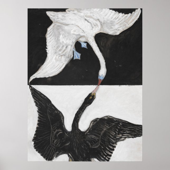 The Swan by Hilma af Klint Art Print (Front)