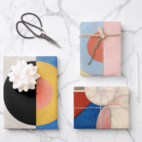 The Swan by Hilma af Klint Wrapping Paper Sheets