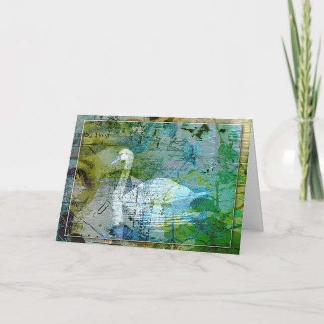 The Swan Card (Front)