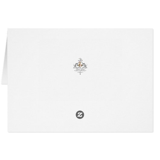 THE SWAN ~ Greeting Card (Back Horizontal)