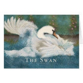 THE SWAN ~ Greeting Card (Front Horizontal)
