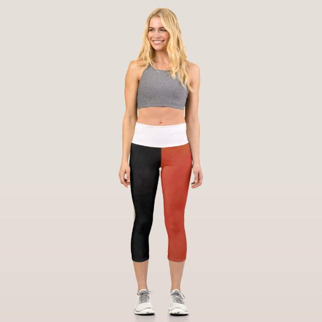 The Swan, Group IX by Hilma af Klint Capri Leggings (Front)