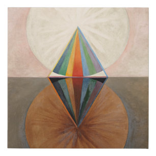 The Swan, Group IX, No.12 by Hilma af Klint Faux Canvas Print