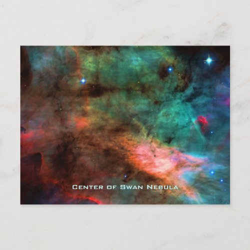 The Swan Nebula Center Postcard