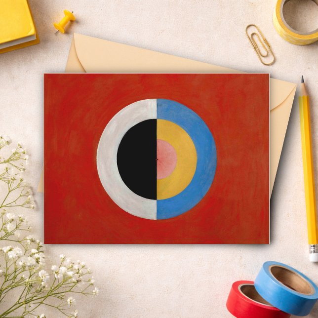 The Swan No 17 , Hilma af Klint Postcard (Creator Uploaded)