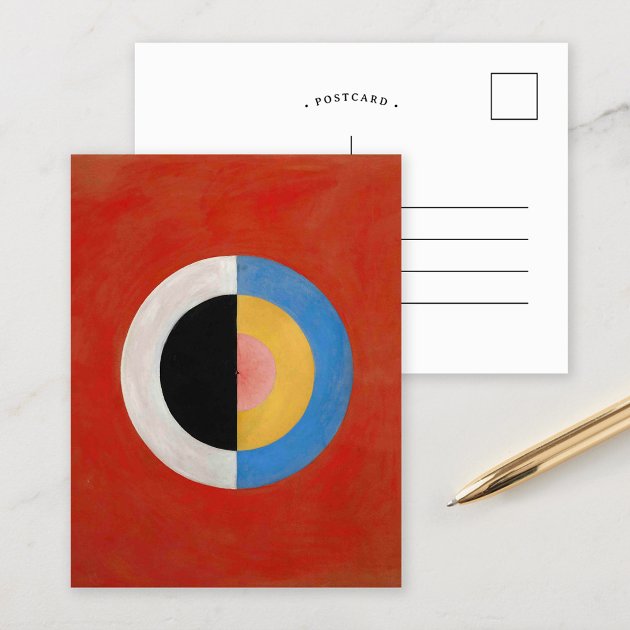 Tableau Décoratif 'The Swan, N°17' De Hilma Af Klint - Toile Sur Cadre - Prêt à Accrocher - Style Abstrait