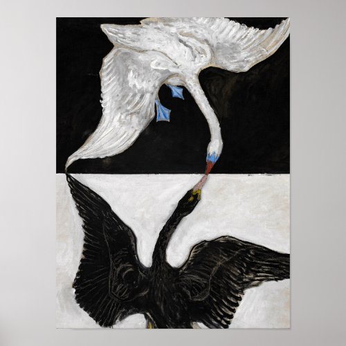 The Swan No1 by Hilma af Klint Poster