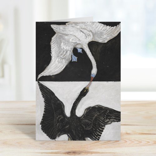 The Swan No 1  Hilma af Klint Card