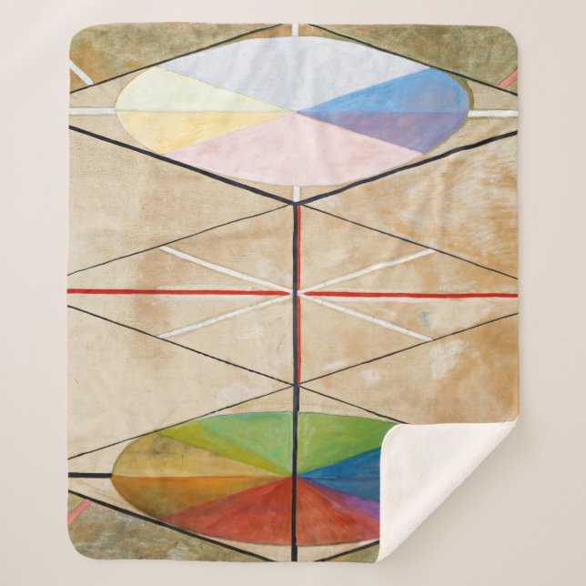 The Swan No. 23 | Hilma af Klint | Sherpa Blanket (Front)