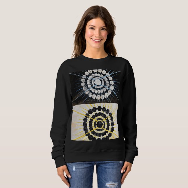 The Swan, No.2 by Hilma af Klint Sweatshirt (Front Full)