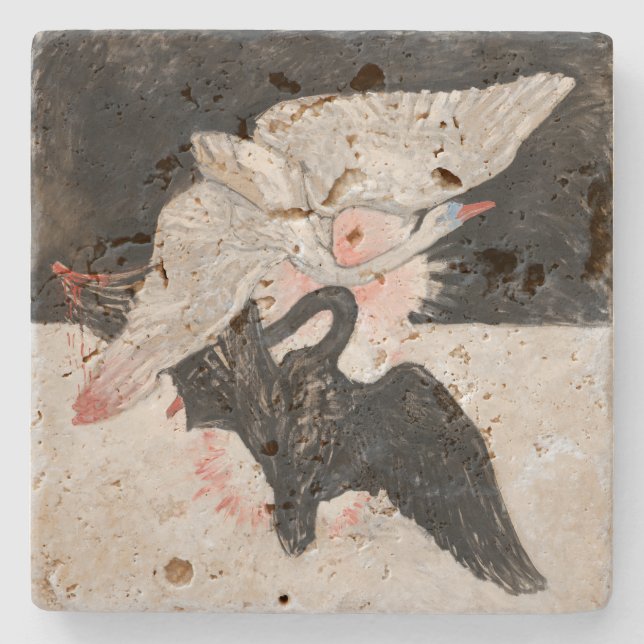 The Swan, No 2 | Hilma af Klint | Stone Coaster (Front)