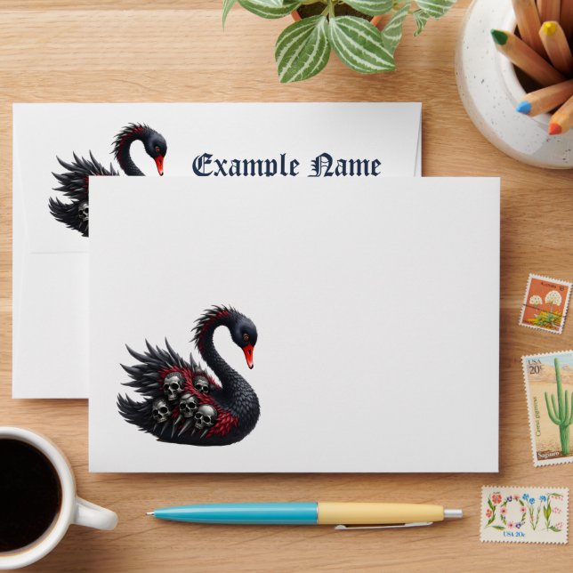 The Swan of Forgotten Souls.  Envelope (Desk)