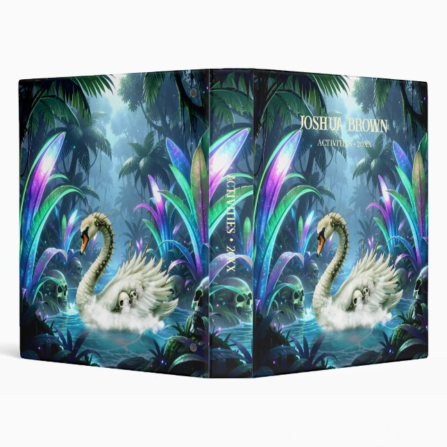 The Swan of Forgotten Waters.  3 Ring Binder (Background)