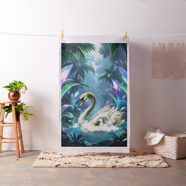 The Swan of Forgotten Waters.  Fabric (In Situ)