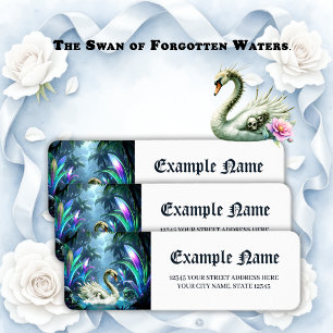 The Swan of Forgotten Waters. Label
