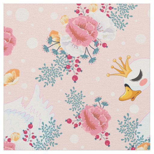 The Swan Princess in Pink Fabric