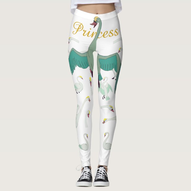 The Swan Princess Leggings (Front)