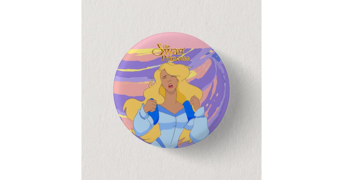 The Swan Princess Odette Button Zazzle Com