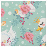 The Swan Princess Pattern Fabric