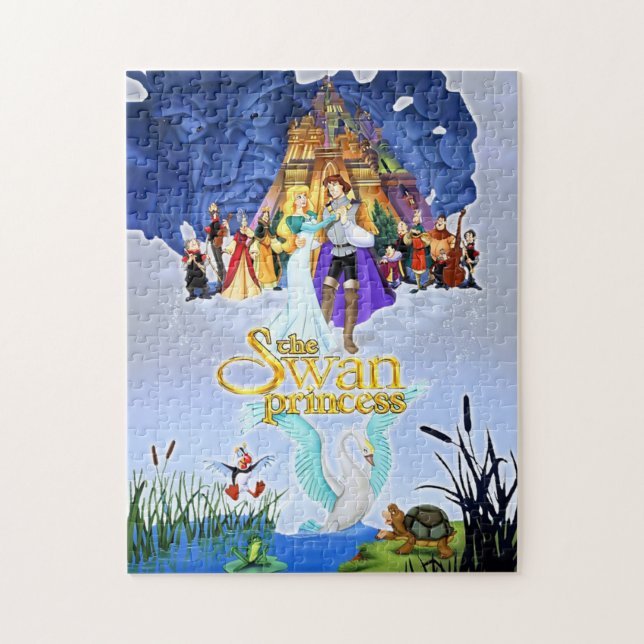 The Swan Princess Personalized Photo Puzzle (Vertical)