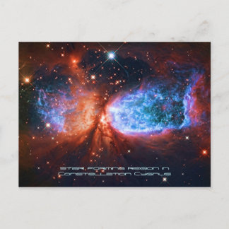 The Swan, Star Birth in Constellation Cygnus Postcard