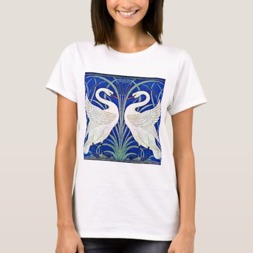 The Swans by Walter Crane T_Shirt