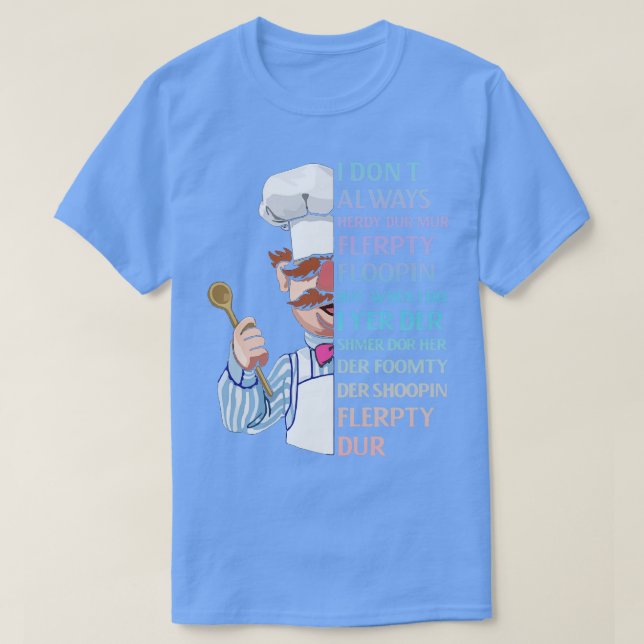 the swedish chef I dont Always herdy dur mur Tank  (Design Front)