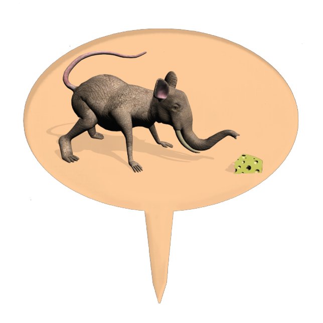 The Sweet Mouphant Cake Topper (Front)