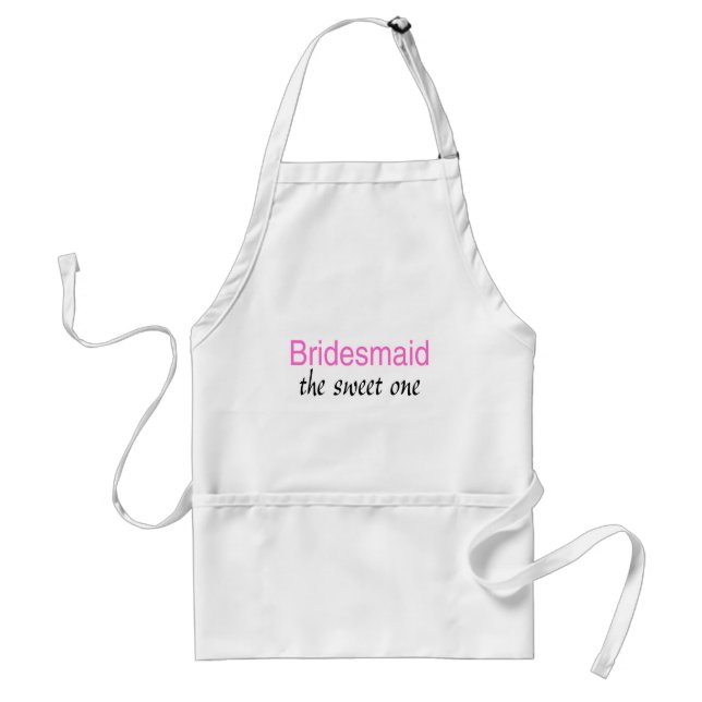 The Sweet One (Bridesmaid) Adult Apron (Front)