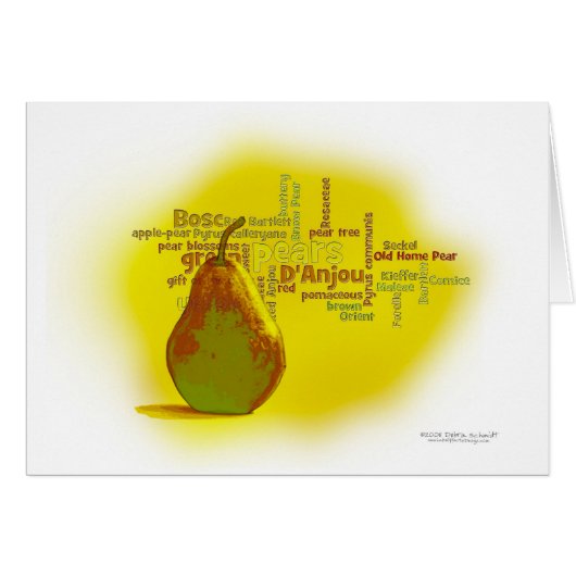 The Sweet Pear Cards (Front Horizontal)