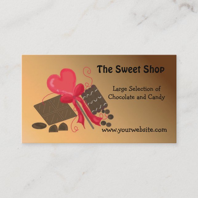 The Sweet Shop Business Card (Front)