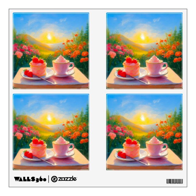 The Sweetest Afternoon of the Day Wall Decal (Front)