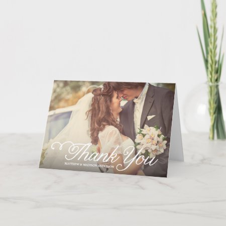The Sweetest Day | Wedding Thank You Greeting Card