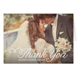 The Sweetest Day | Wedding Thank You Greeting Card