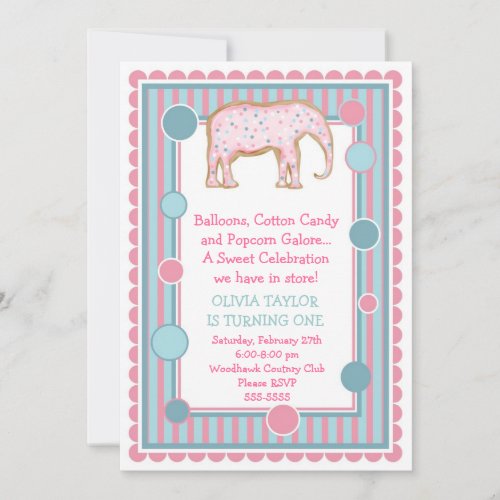 The Sweetest Little Circus Invitation