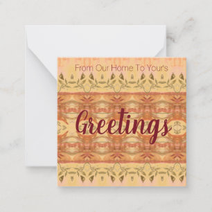 The Sweetest Mini Christmas Holiday Paper Greeting Note Card