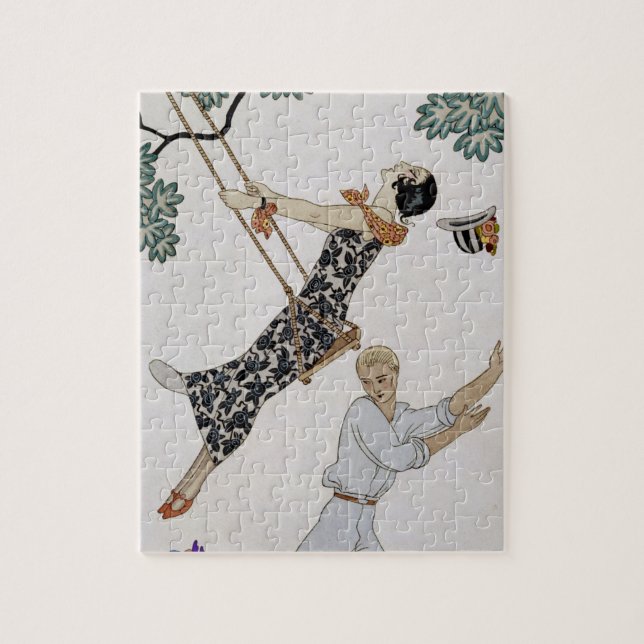 The Swing, 1920s Jigsaw Puzzle (Vertical)