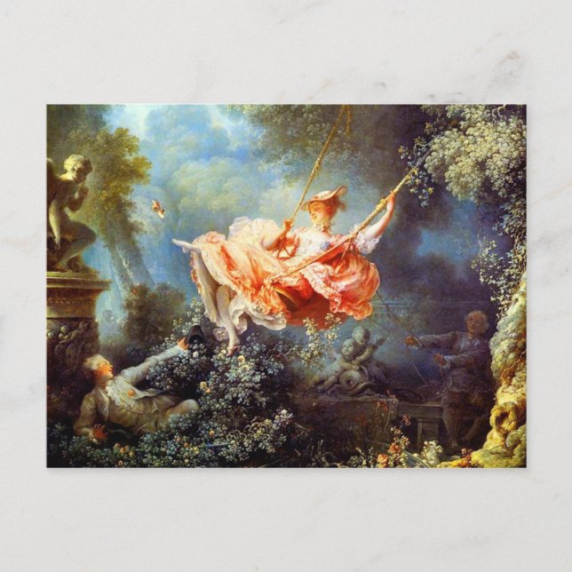 The Swing by Fragonard Postcard (Front)