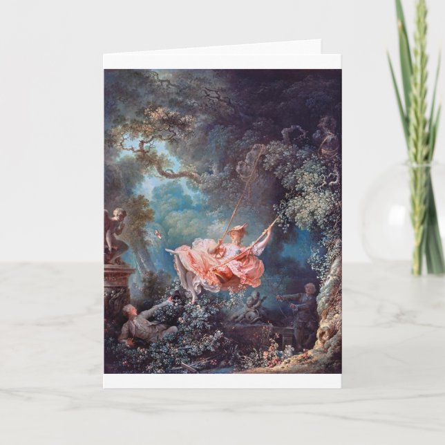 The Swing, Fragonard Card (Front)