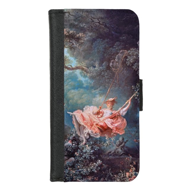 The Swing, Fragonard iPhone Wallet Case (Front)