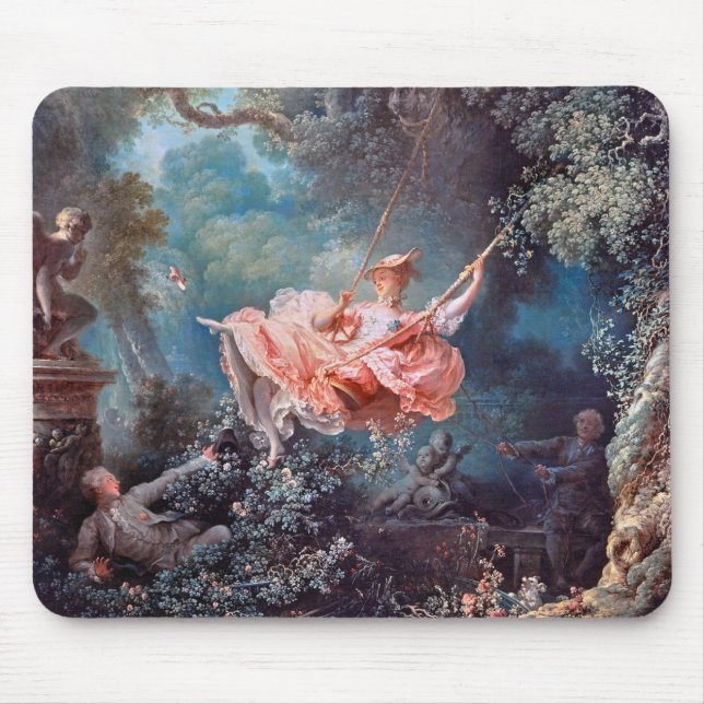 The Swing, Fragonard Mouse Pad (Front)