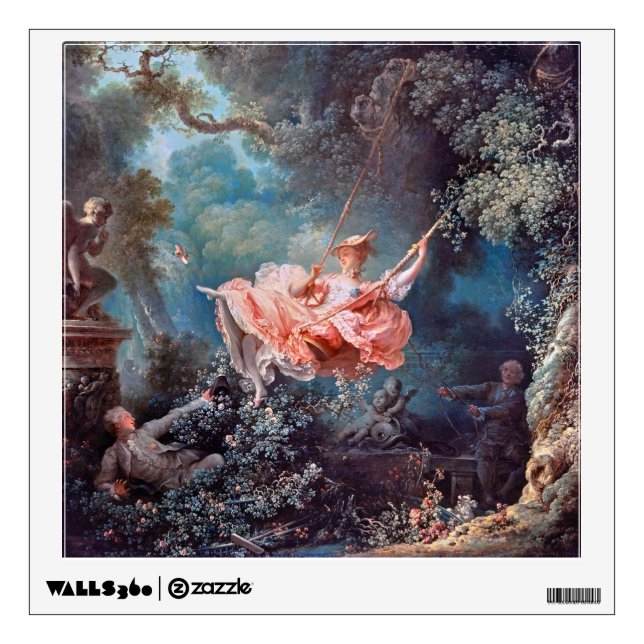 The Swing, Fragonard Wall Decal (Front)