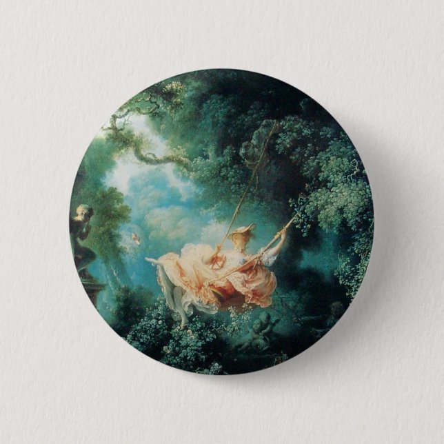 THE SWING  green pink Button (Front)