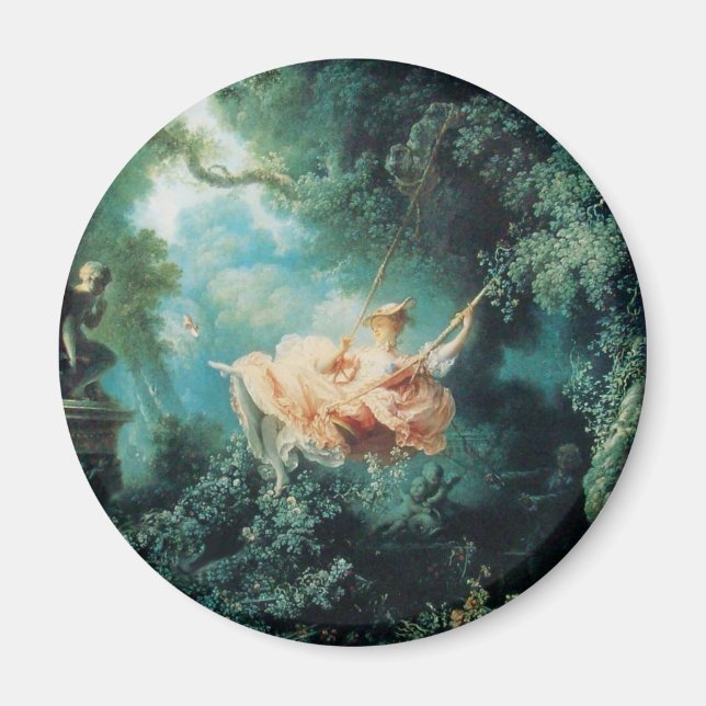 THE SWING  green pink Magnet (Front)